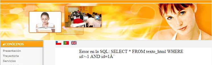Ataques SQL injection contra Bases de Datos mediante SQLmap
