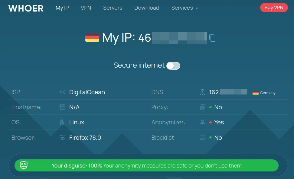 Create your own log-free VPN