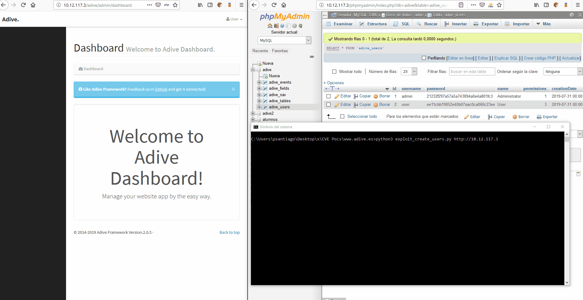 CVE-2019-14347 Escalacion de privilegios en Adive