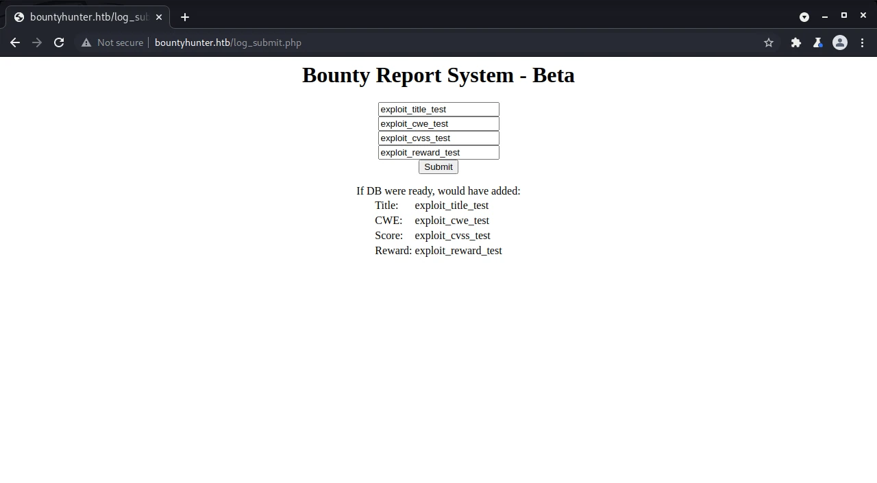 BountyHunter WriteUp