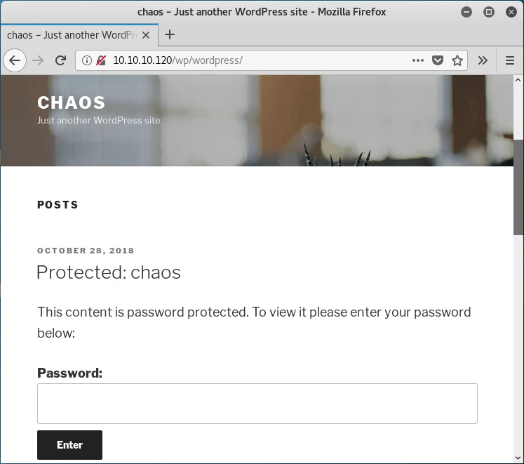 Chaos WriteUp