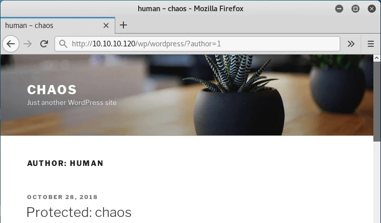 Chaos WriteUp