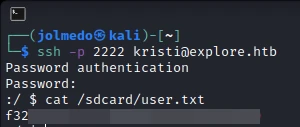 Explore WriteUp