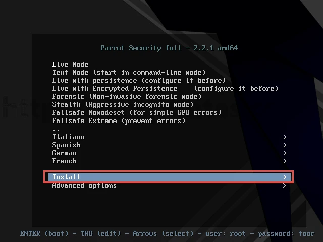 Cómo instalar Parrot OS en VMware