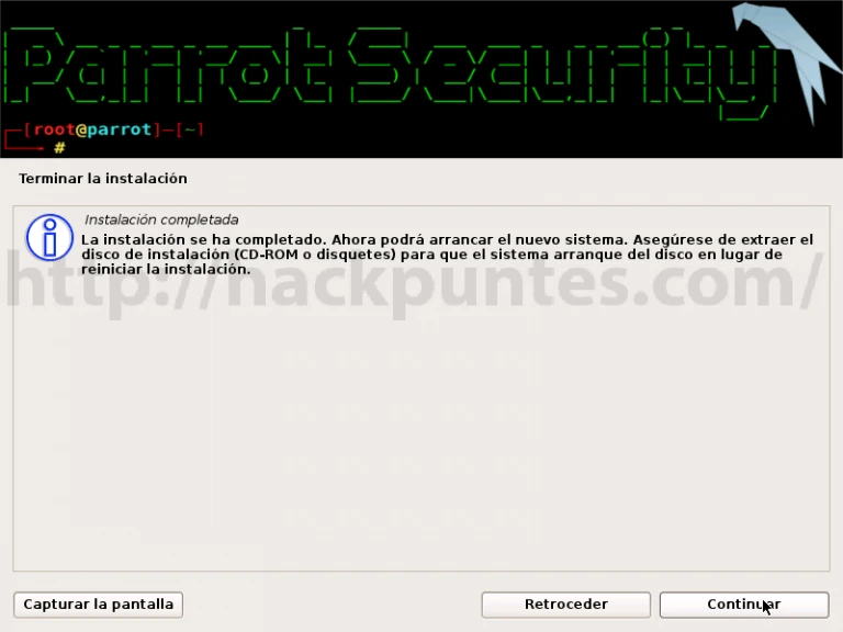 Cómo instalar Parrot OS en VMware