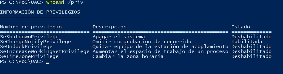 Mocking the UAC - Bypasseando las nuevas versiones en Windows