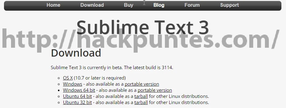 Preparando Sublime Text 3 para programar en Python