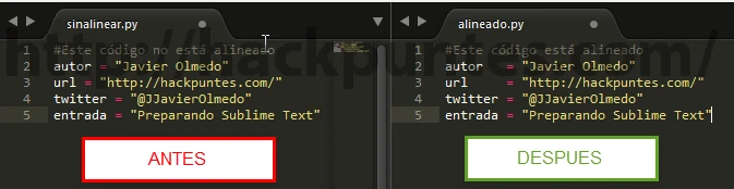 Preparando Sublime Text 3 para programar en Python