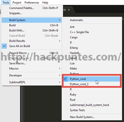 Preparando Sublime Text 3 para programar en Python