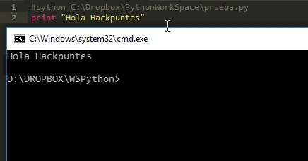 Preparando Sublime Text 3 para programar en Python