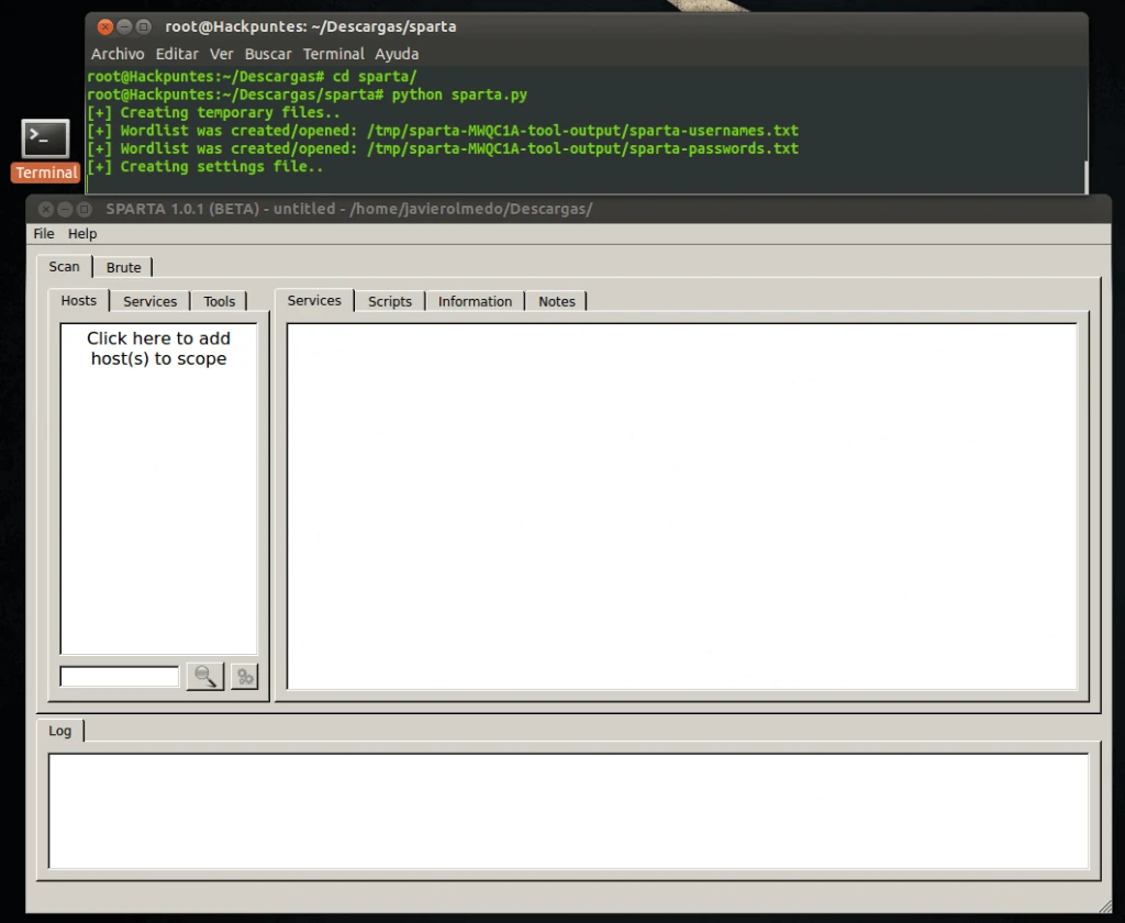 SPARTA - La Caja de Herramientas del Pentester