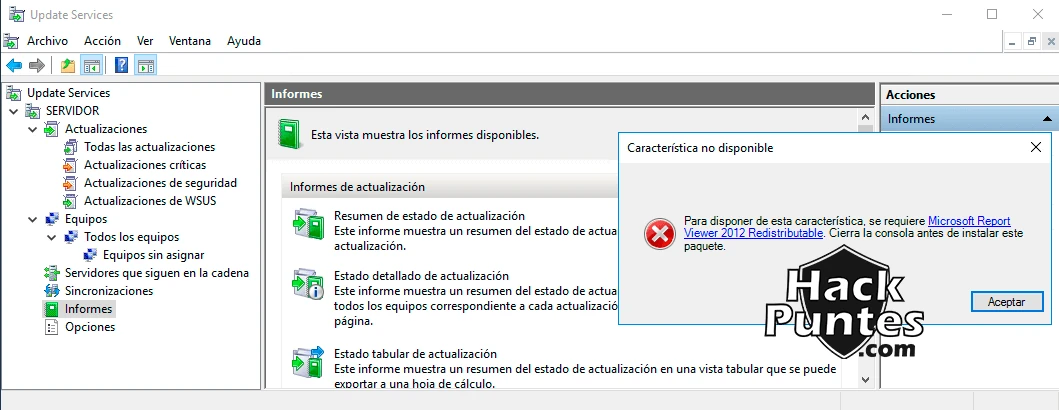 WSUS (Windows Server Update Services): Configuración de política - Parte II