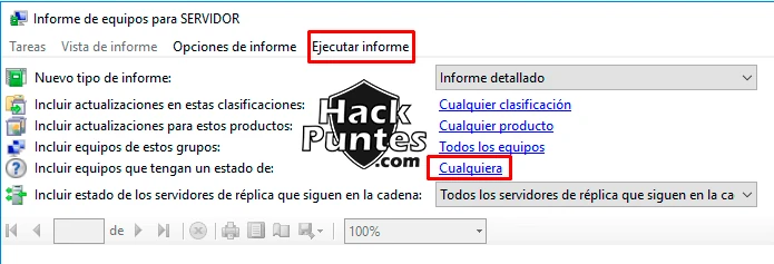 WSUS (Windows Server Update Services): Reportes y uso - Parte III